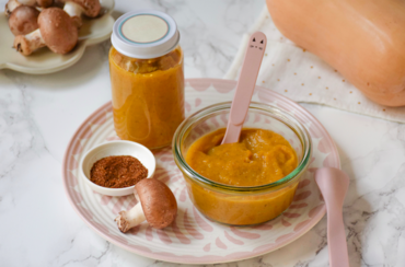 Purée butternut-champignon Purée butternut-champignon