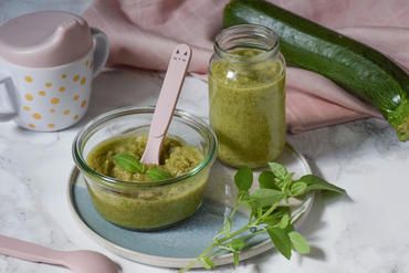 Purée courgette - basilic Purée courgette - basilic