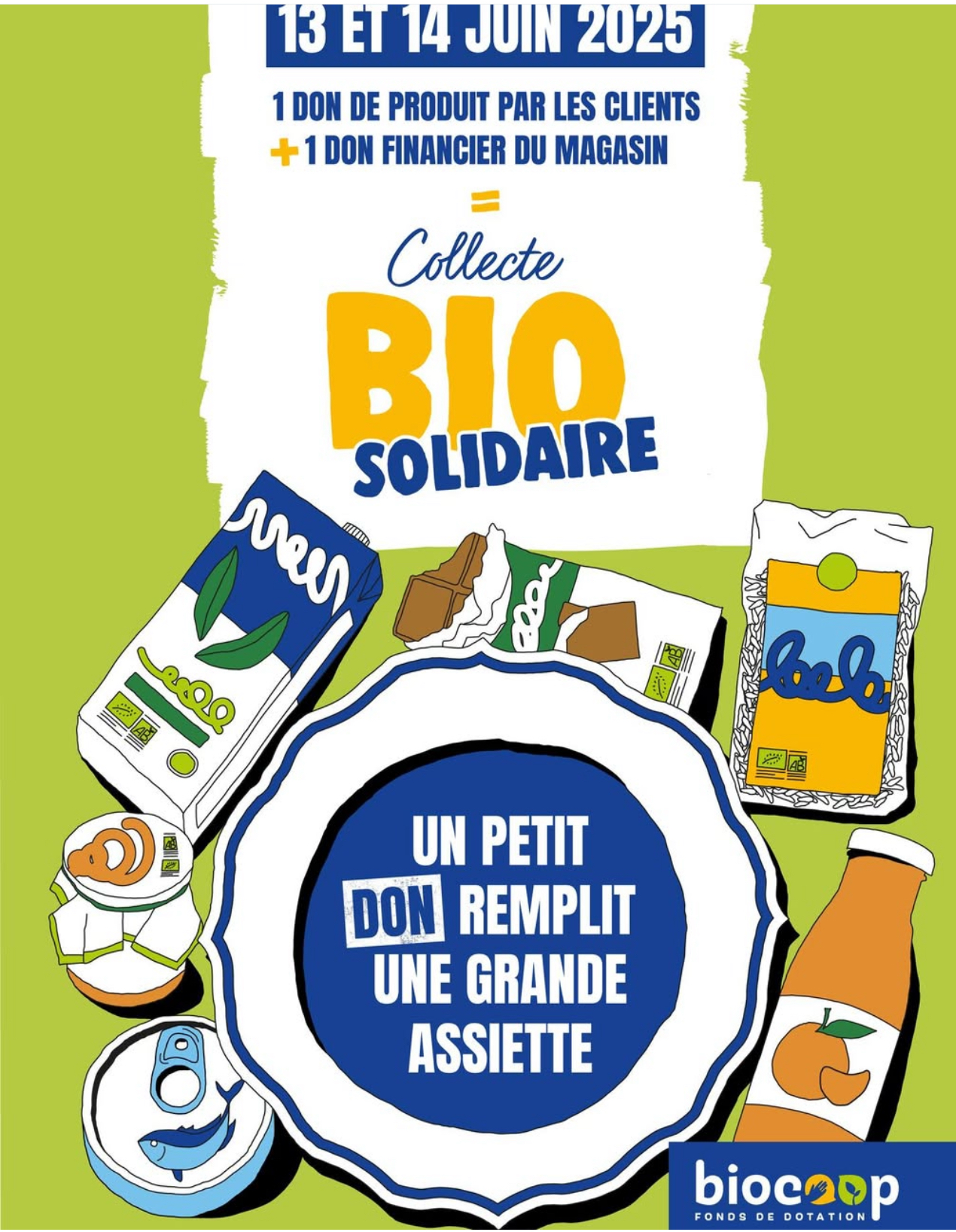 Collecte BIO solidaire Collecte BIO solidaire